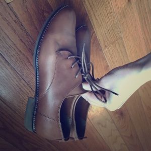 Aldo chestnut colored loafers